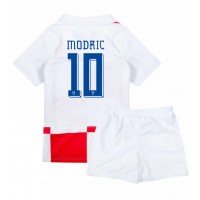 Maglia Calcio Croazia Luka Modric #10 Prima Divisa Bambino Europei 2024 Manica Corta (+ pantaloncini)